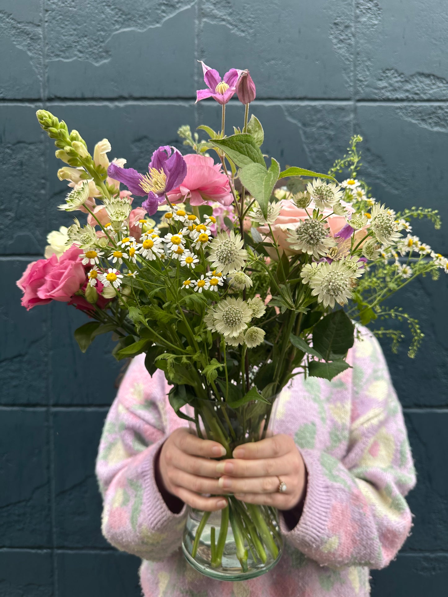 Seasonal Vase of Blooms